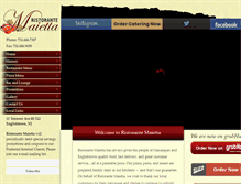 Tablet Screenshot of maiettas.com